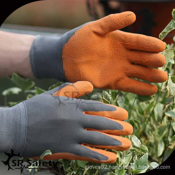 SRSAFETY 13G Seamless knitted gloves,Latex Coating Gloves